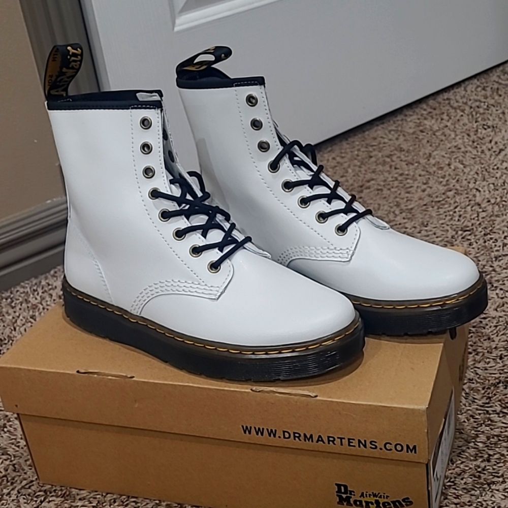 Dr. Martens white boot